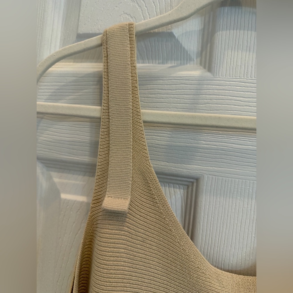 NWT Rag & Bone Georgia Cream Cotton-Blend Midi Dress - Picture 11 of 14